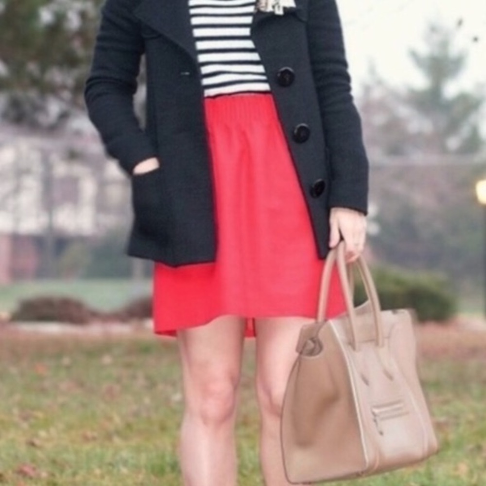 Coral sidewalk skirt size 8